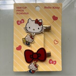 Hello Kitty Hair Clips New